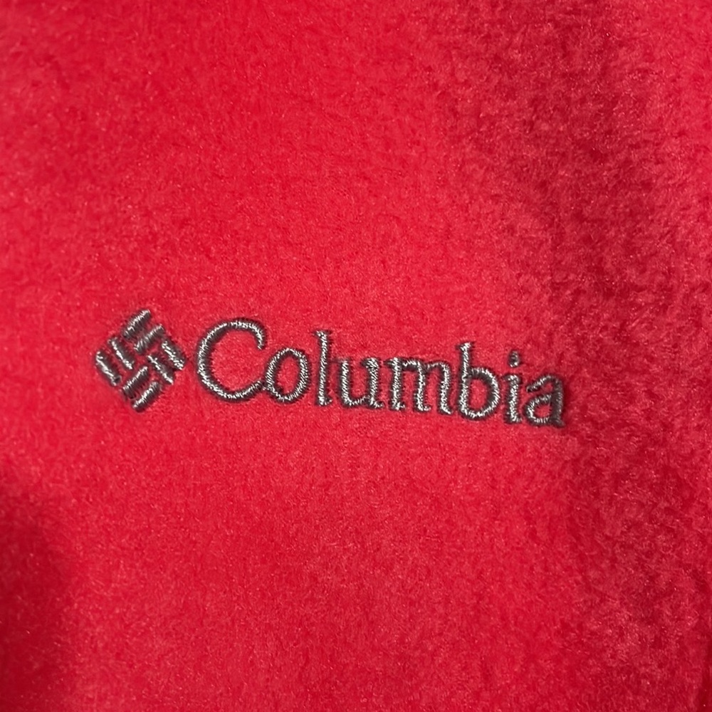 Like new Columbia zip up fleece jacket with two zippered pockets size large L - Picture 2 of 7
